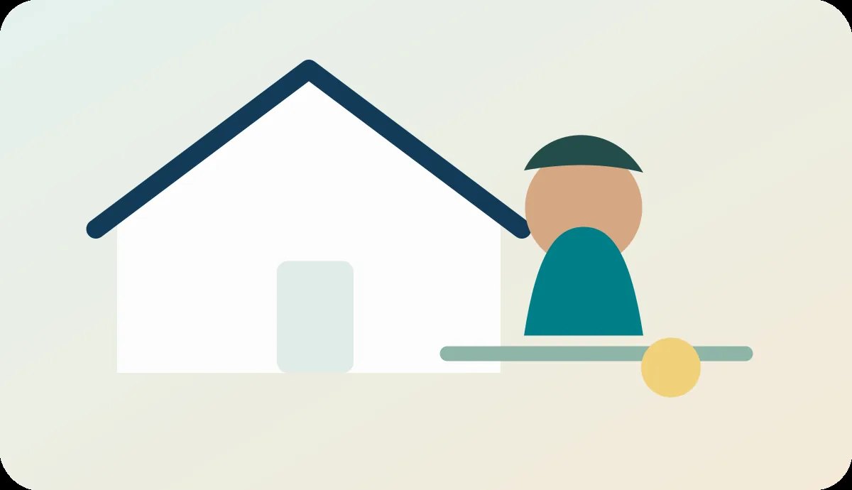 Illustration of practical support at home
